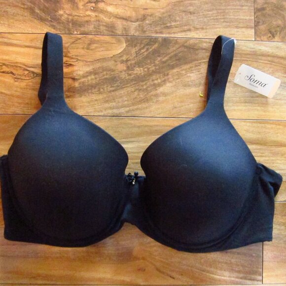 NWT- SOMA Black Embraceable Full Coverage Underwire Bra size 40DD - Picture 1 of 8